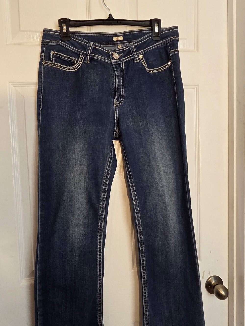 Reba Women's Dark Blue Boot Cut Jeans